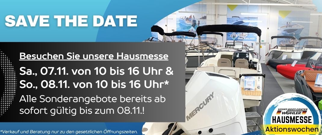 Hausmesse am 07. & 08. November 2026